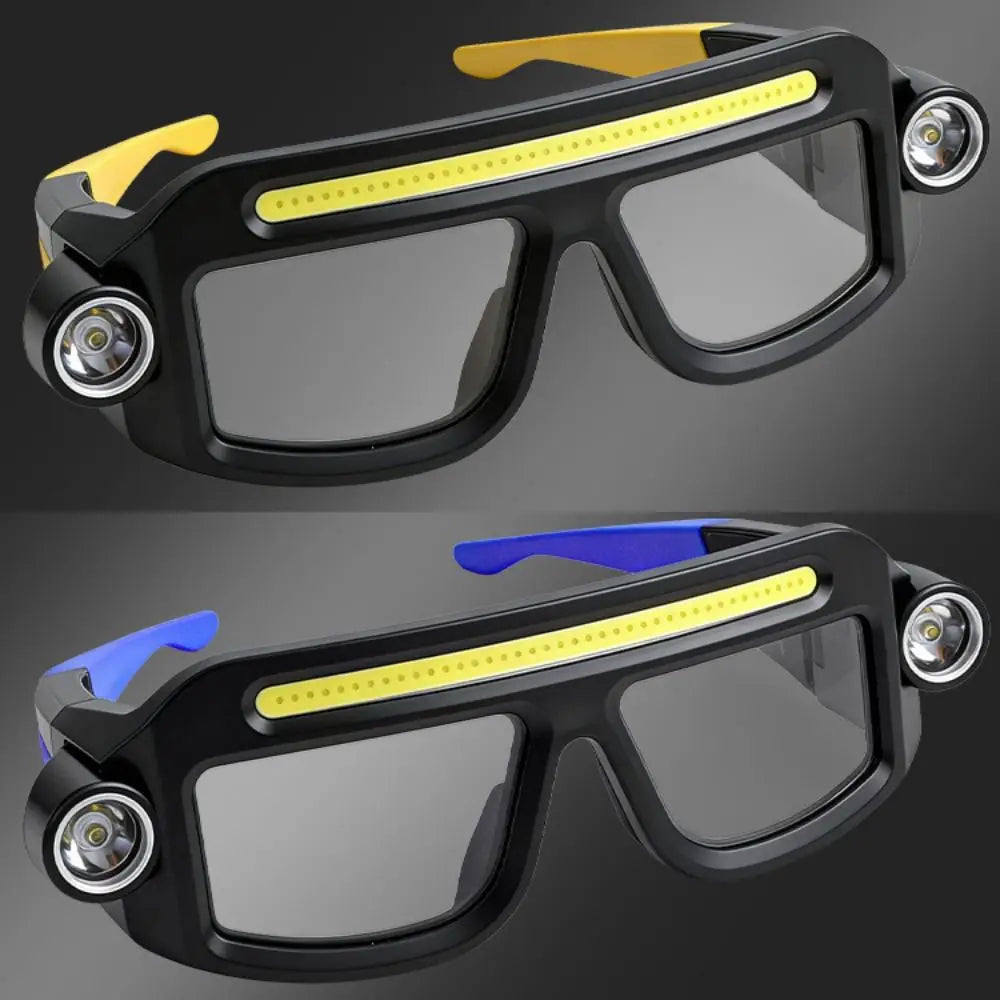 5-Mode LED Headlamp Glasses | Waterproof Outdoor Cycling Light