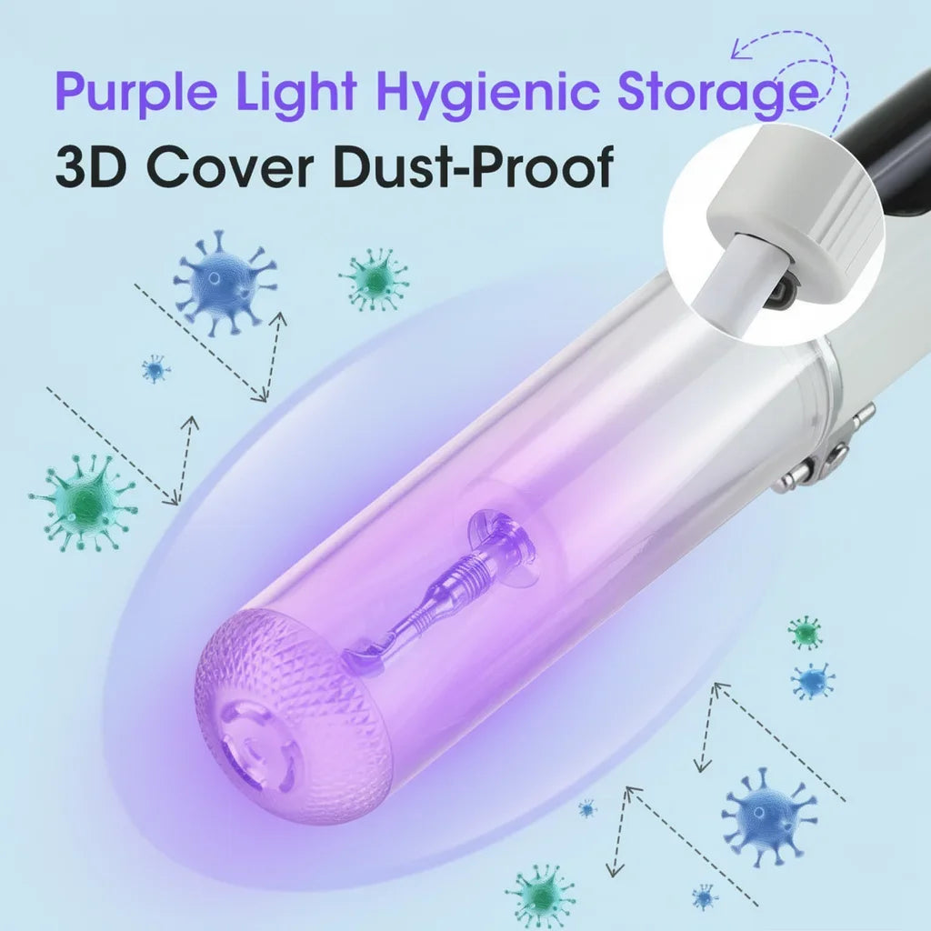 AFDEAL Sonic Teeth Cleaner – 5 Modes, UV Sanitizing, IPX6