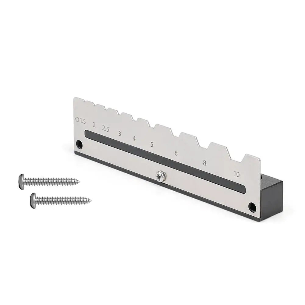 9-Slot Wall Mount Hex Key Wrench Rack Organizer – Aluminum