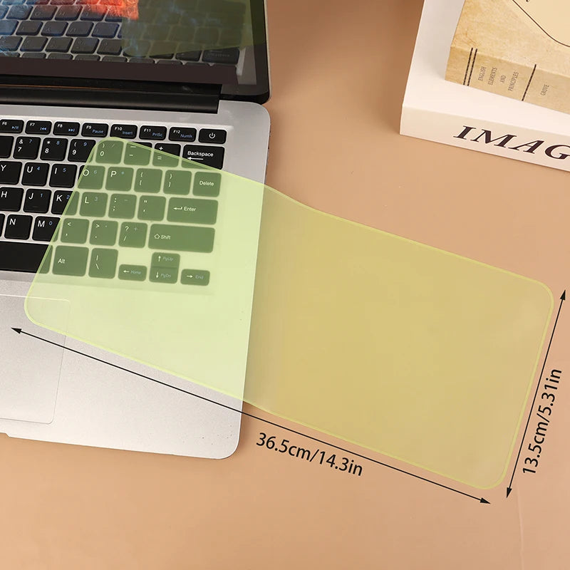 13-14 Inch 15-17 Inch Universal Laptop Notebook Keyboard Silicone Cover Dustproof Waterproof Film Keyboard Protector Skin Oasis Select 2 Yellow