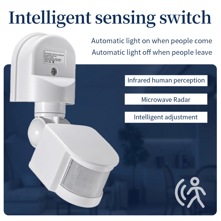 12V PIR Motion Sensor Switch – Auto Infrared Light Detector Motion Sensor Switch Oasis Select