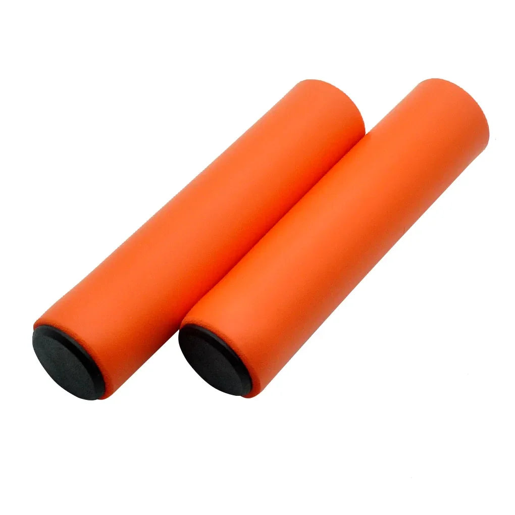 1/2/3 Pairs Bicycle Grips Super Light Silicone Non-Slip Shock AbsorptionType Road Handle Bike bicycles Parts Bmx MTB Cuffs Oasis Select 05 orange
