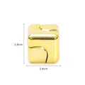 Metal Cube Spinner Fidget Toy Fingertips 3D Puzzle Gyro Gear Sensory Anti Stress Relief Educational Games for Kids Adults Oasis Select Gold