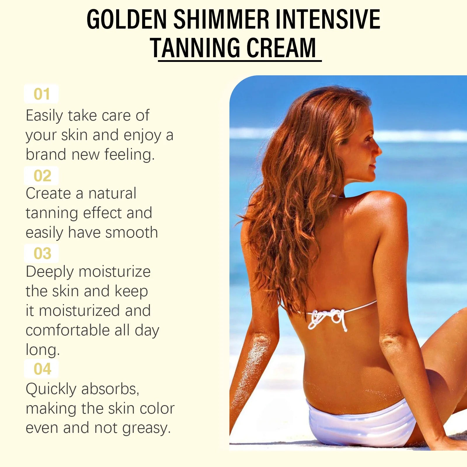 Tanning Accelerator Gel Natural Lasting Self Solarium Sunless Tanner Body Face Glow Bronzer Nourishing Intensive Tanning Cream Oasis Select