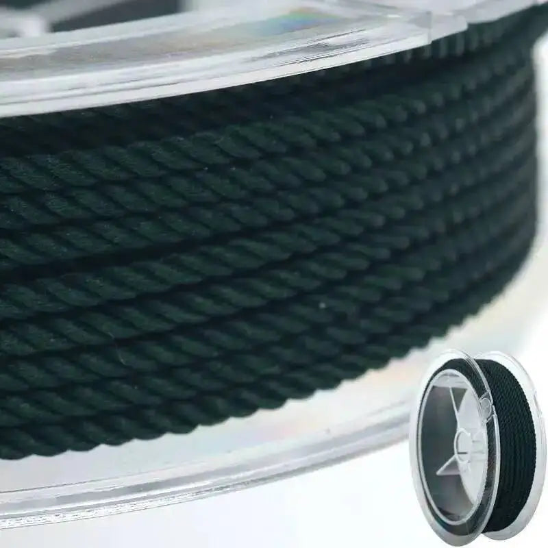 45m Silk Thread Milan Braided Cord DIY Jewelry Accessories Making