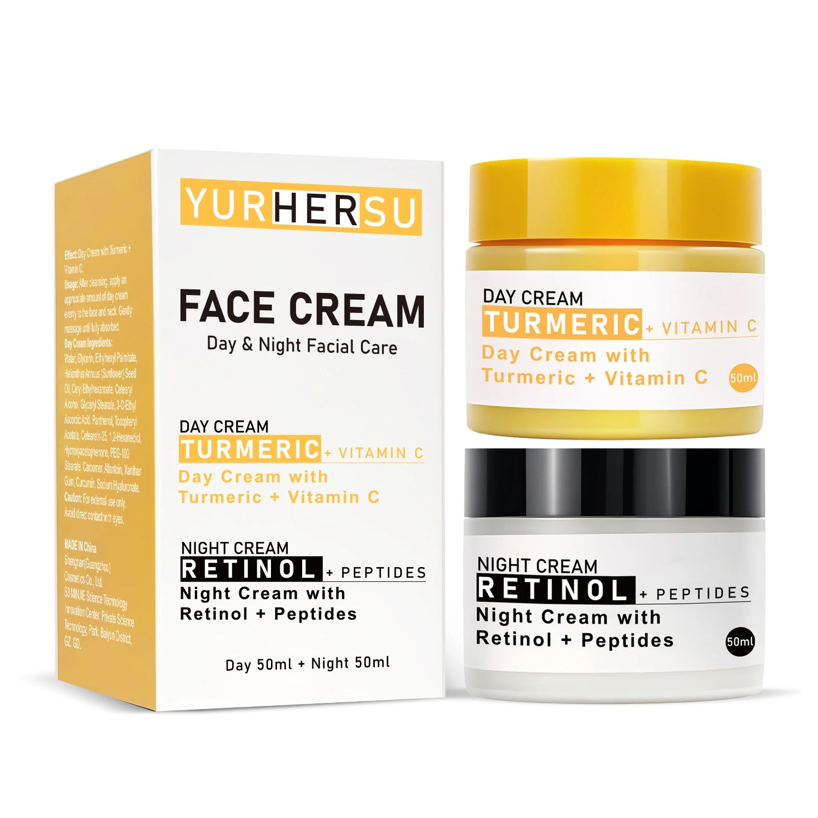YURHERSU Day & Night Face Cream – Moisturizing 50ml Day & Night Face Cream Oasis Select