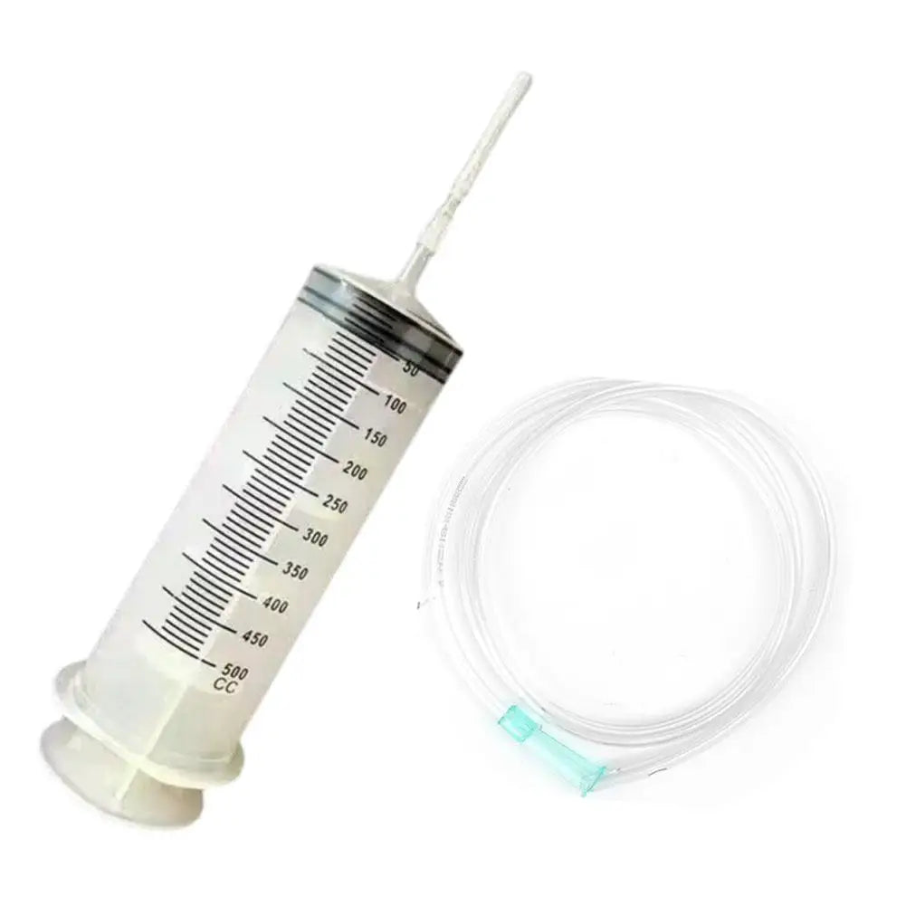 Car Syringe Oil Pump Plastic Syringe With Large Industrial Oil Tube Capacity Needle Multifunction Pump 500ml Oasis Select 500ml
