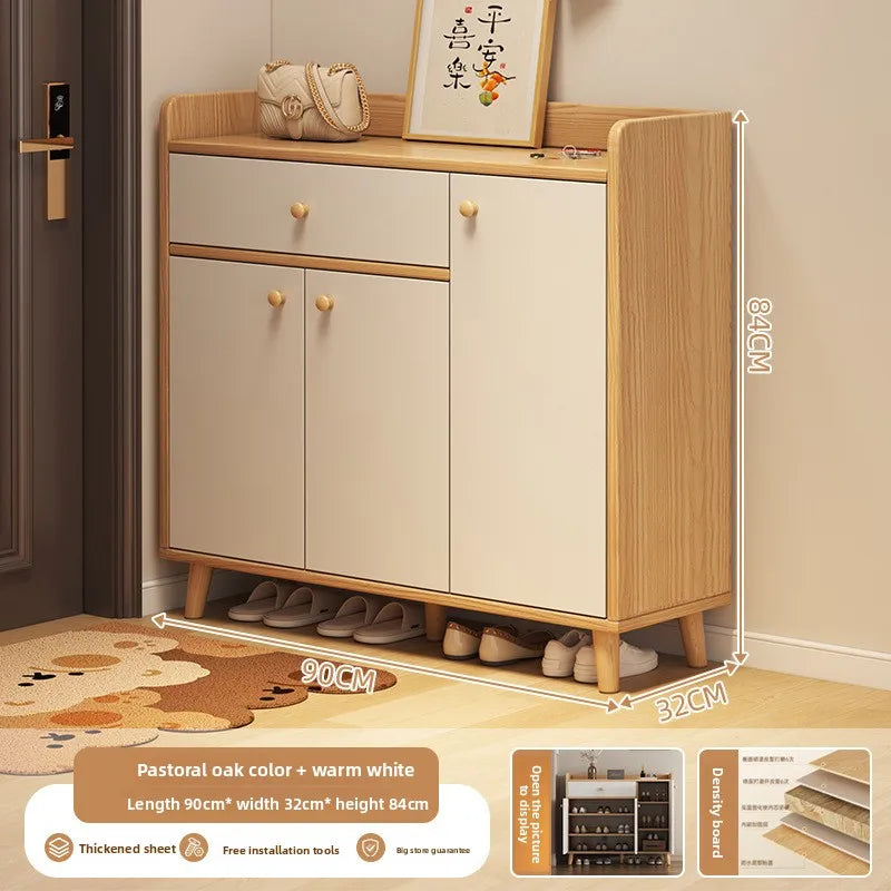 Shoe cabinet, indoor new entry locker at the entrance of the home, integrated storage shoe rack against the wall Oasis Select 90 32 84cm-C