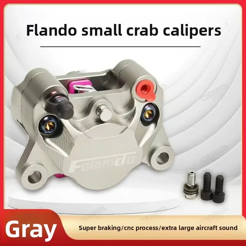 Flanders Big Crab Calipers Crab Brake Pump Race Crab Pair 2 Modified Pump Oasis Select GRAY