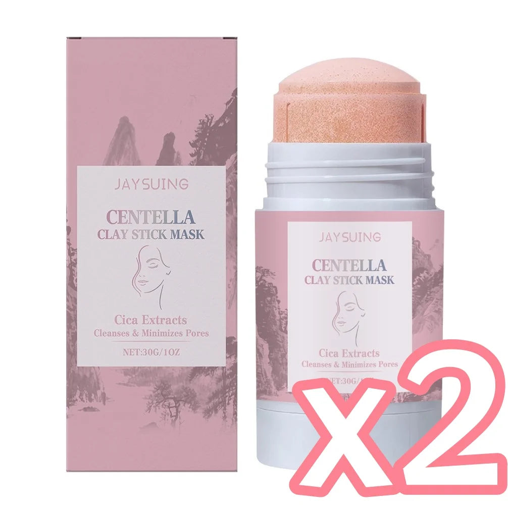 Centella Asiatica Clay Mask Stick – Pore Minimizer & Blackhead Clay Face Mask Oasis Select 30g Boxed x 2