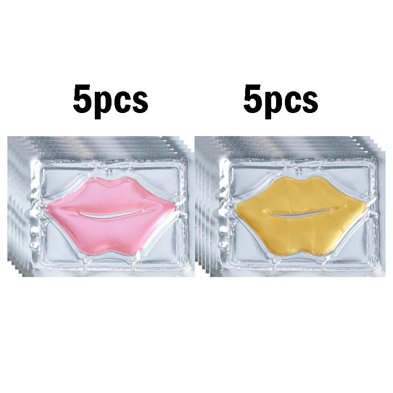 BIOAOUA Crystal Collagen Lip Mask – Plump & Moisturize Lips Collagen Lip Mask Oasis Select Each 5pcs