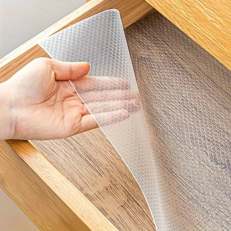 Easy-To-Clean Waterproof And Non-Slip EVA Dotted Drawer Mats Suitable For Moisture-Proof Storage In Kitchen Cabinets And Closet. Oasis Select