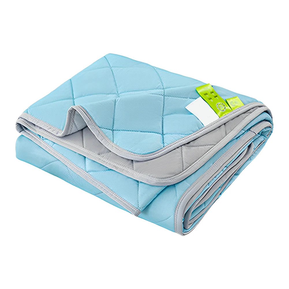 Summer Cooling Blanket Air Condition Comforter Cold Feeling Quilt Washable Lightweight Cold Feeling Quil for Bedroom Living Room Oasis Select 100x150cm Blue United States
