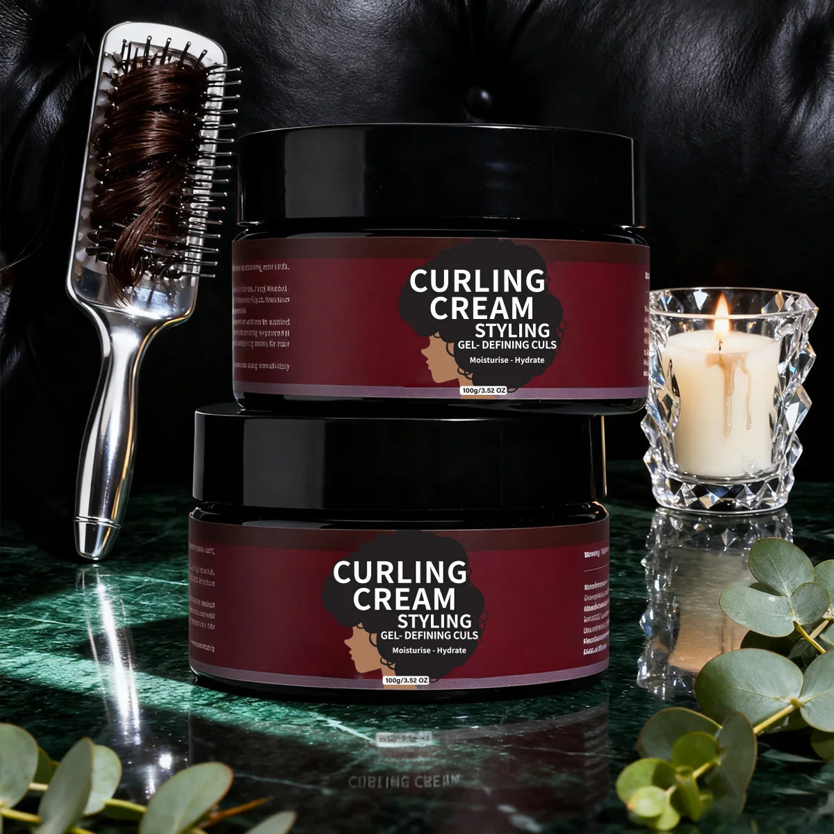 Moisturizing Styling Cream for Curly Hair - a Styling Cream for Creating Natural Curls and Achieving Lic Oasis Select