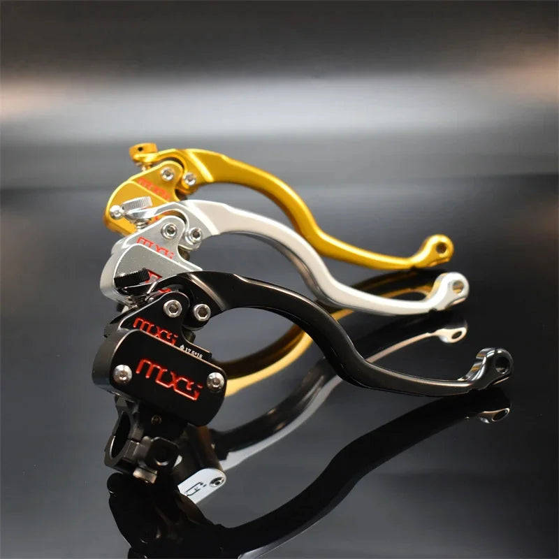 Magic Weapon Master MXS Modified Motorcycle Pump Handlebars 22MM Left 15.87 Right 17.5 Piston for Motorbike Accessories Oasis Select Black left