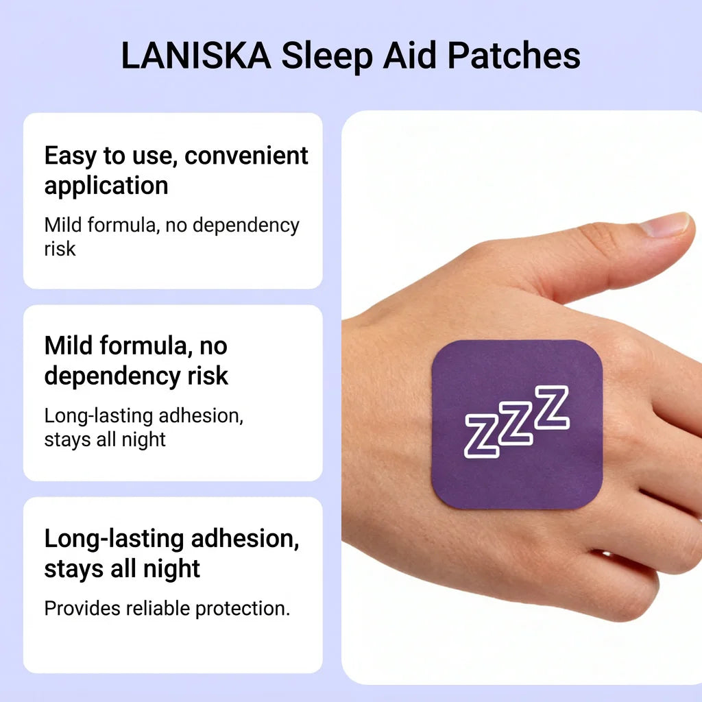 Laniska Sleep Care Patch – Nightly Relaxation & Restful Sleep Sleep Relaxation Patch Oasis Select