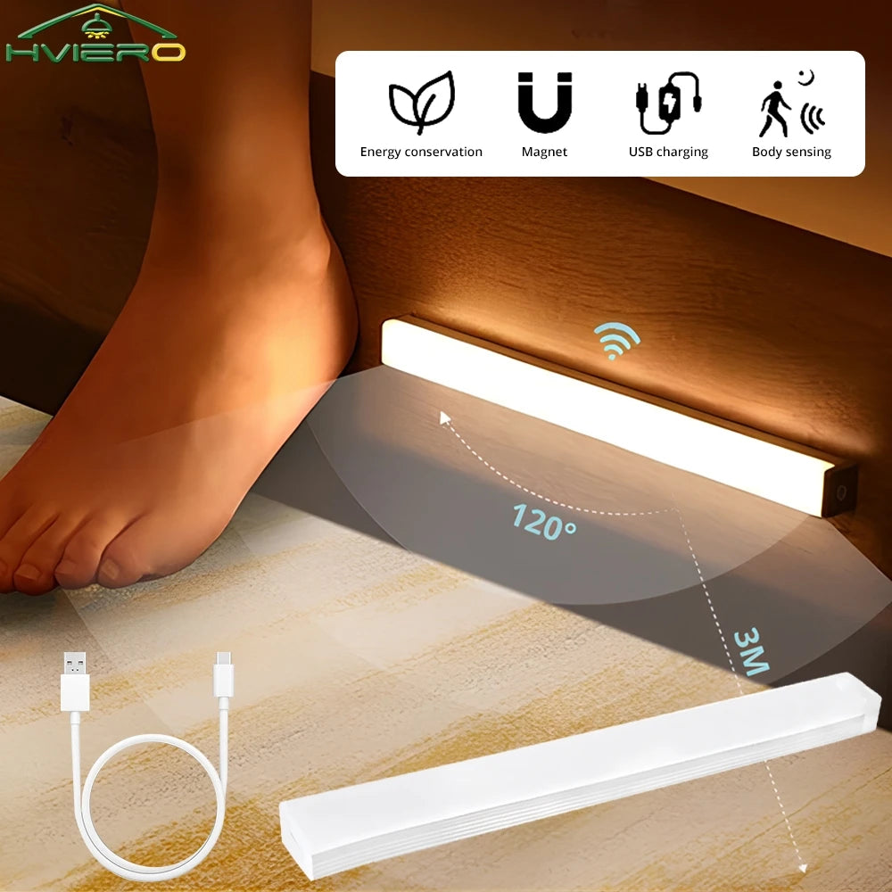 USB Rechargeable Motion Sensor LED Night Light | Cabinet & Room
