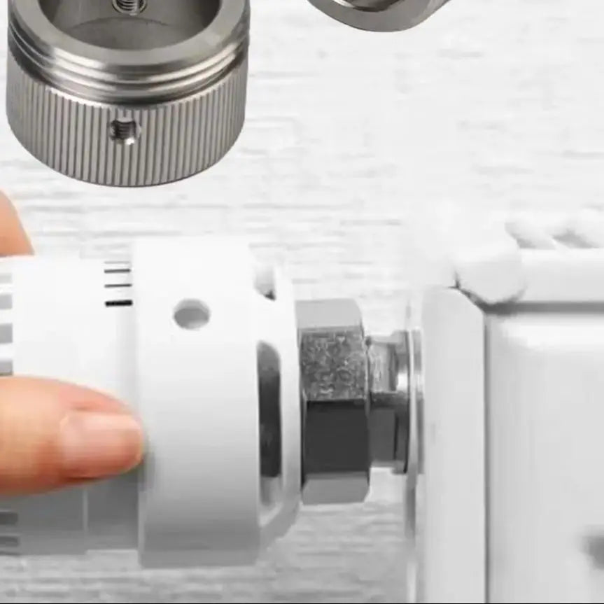2/4X M30x1.5 Radiator Thermostat Adapter Is Crafted From Stainless Steel, Offering Superior Rust Resistance Oasis Select