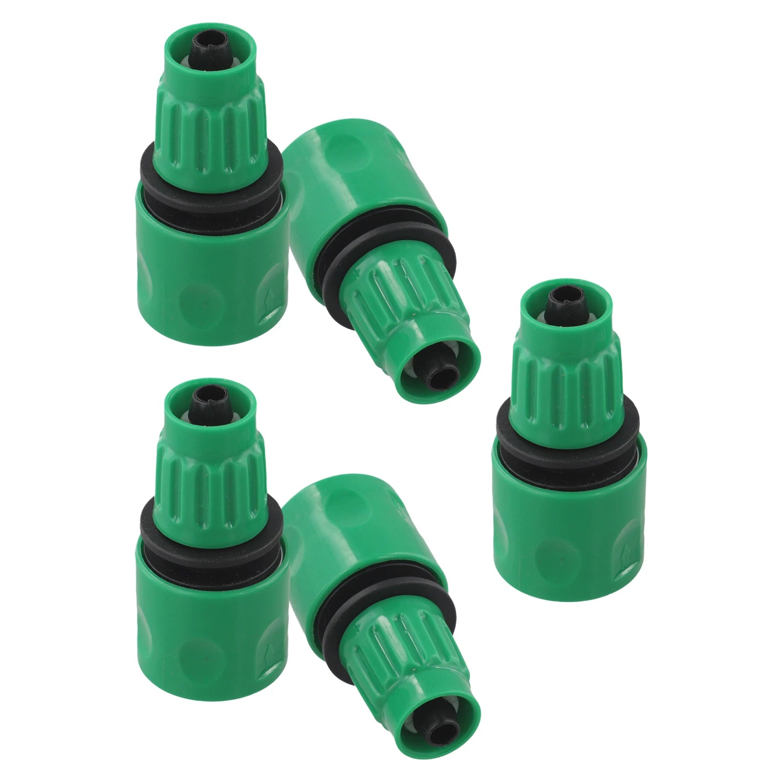 5pcs One-Way Quick Connector 3/8" Garden Watering Hose Irrigation Connector Water Pipe Connection Garden Agriculture Accessories Oasis Select