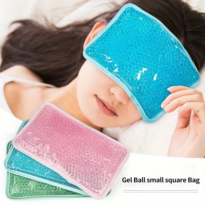 Hot & Cold Gel Compress Pack with Strap – Reusable Ice Pillow Hot Cold Compress Pack Oasis Select