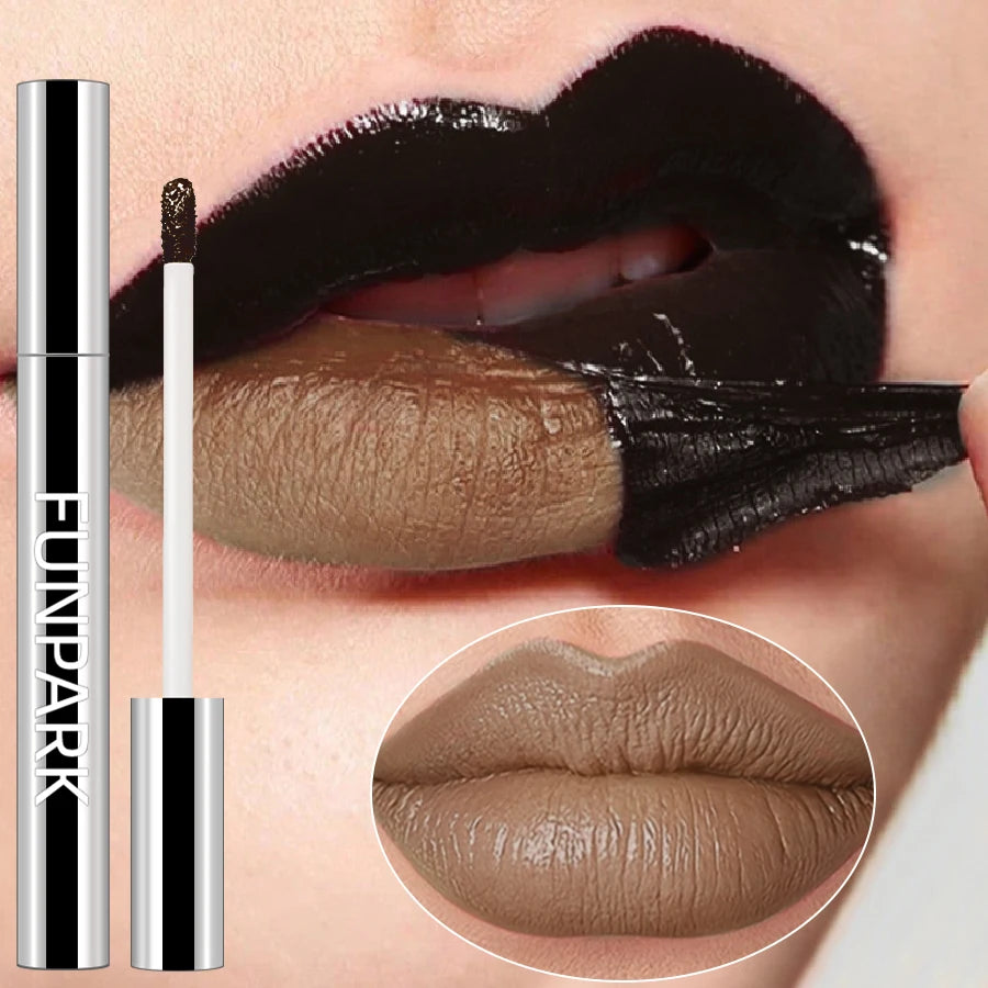 FUNPARK Korean Peel-Off Matte Lip Tint – 5 Colors, Waterproof