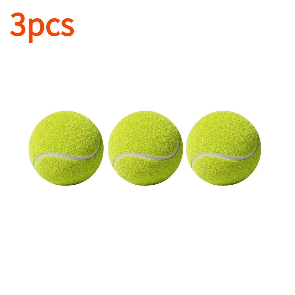 High Elasticity Training Entertainment Ball Tennis For Training Exercises Elastic Fiber Rubber Outdoor Tennis Ball Oasis Select 3pcs
