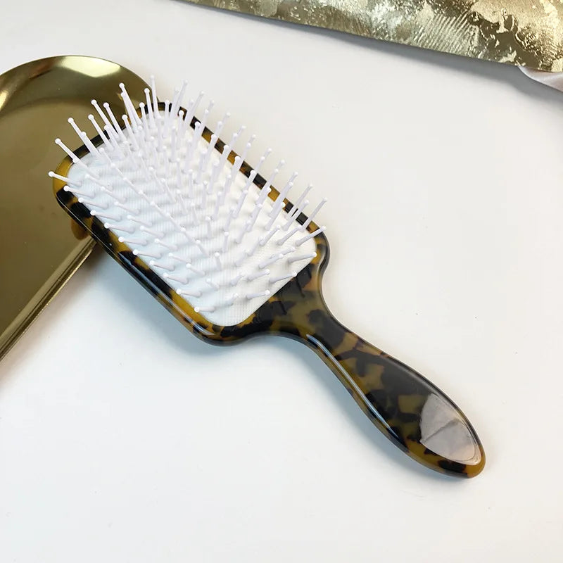 Oval Air Cushion Hair Brush – Boar Bristle Scalp Massage Comb