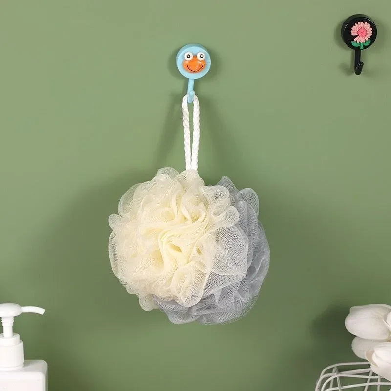 3PCS Exfoliating Soft Bath Net, Individually Wrapped, Foam Net Bath Ball, Body Scrub and Back Brush for Skin Cleaning Oasis Select