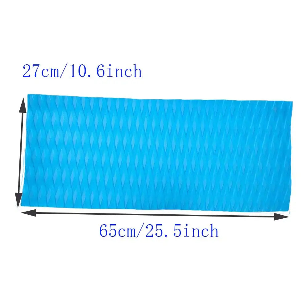 1Pc 25.5*10.6inch EVA Self Adhesive Surf Traction Pad Surfing Wakesurf SUP Non-Slip Deck Grip Pet Mat Surf Tail Pad Sticker Oasis Select