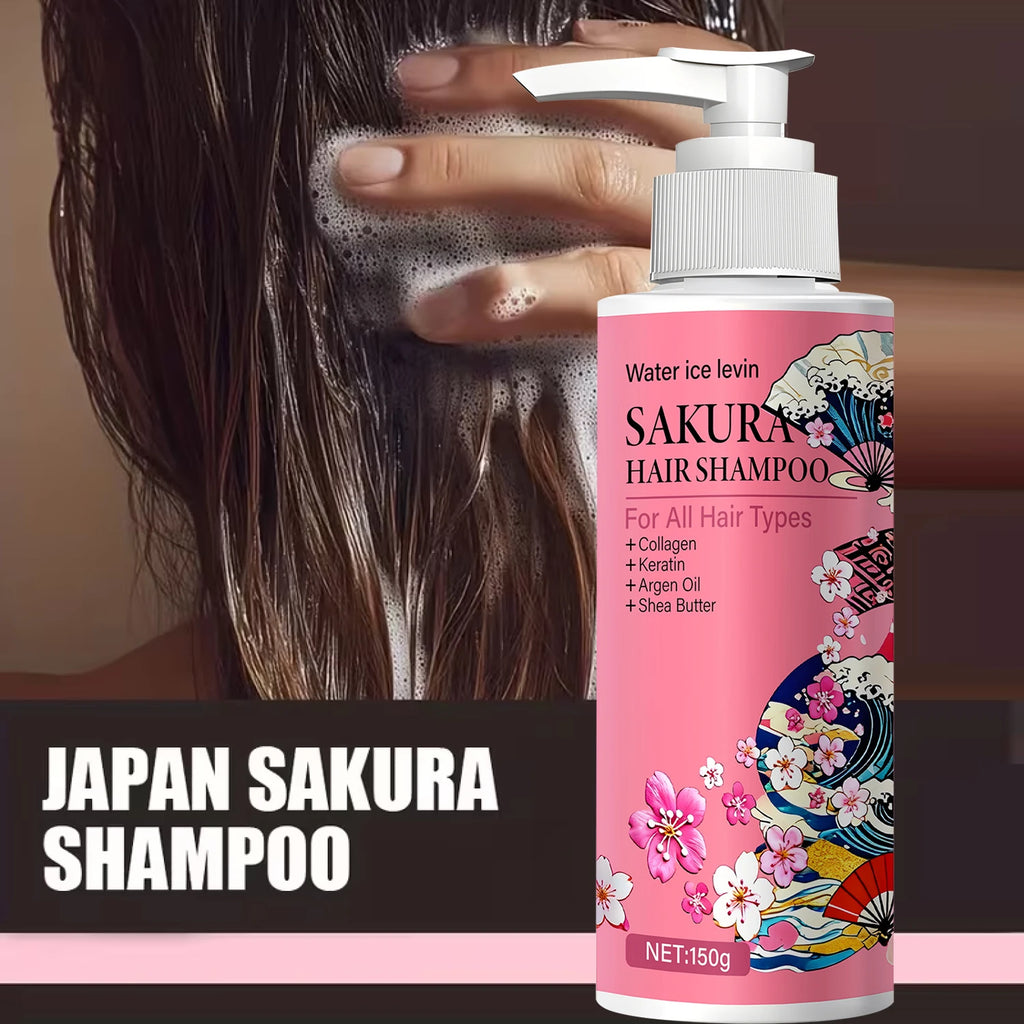 Sakura Shampoo – Collagen, Keratin, Argan Oil & Shea Butter Nourishing Shampoo Oasis Select