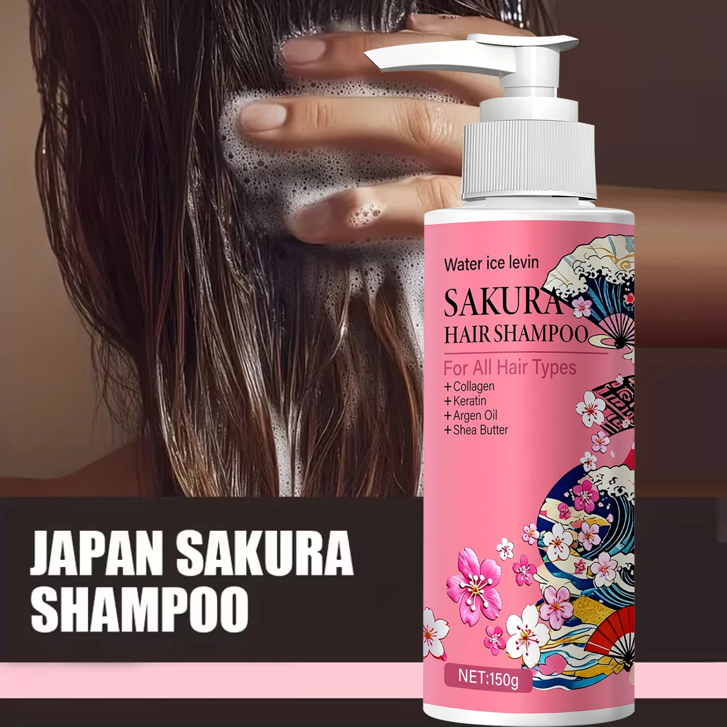 Sakura Shampoo – Collagen, Keratin, Argan Oil & Shea Butter Nourishing Shampoo Oasis Select