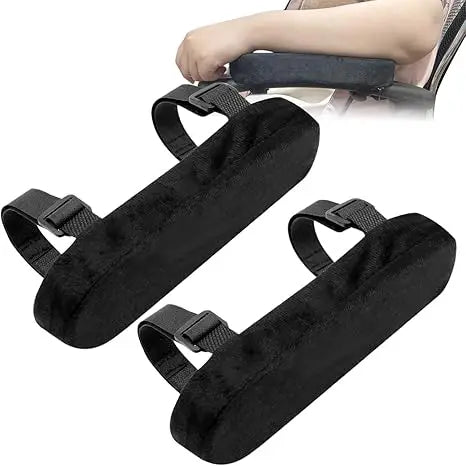 Memory Foam Armrest Pads for Office Chair, Elbow Support Cushion for Pressure Relief, Universal Fit Arm Covers for Desk Oasis Select