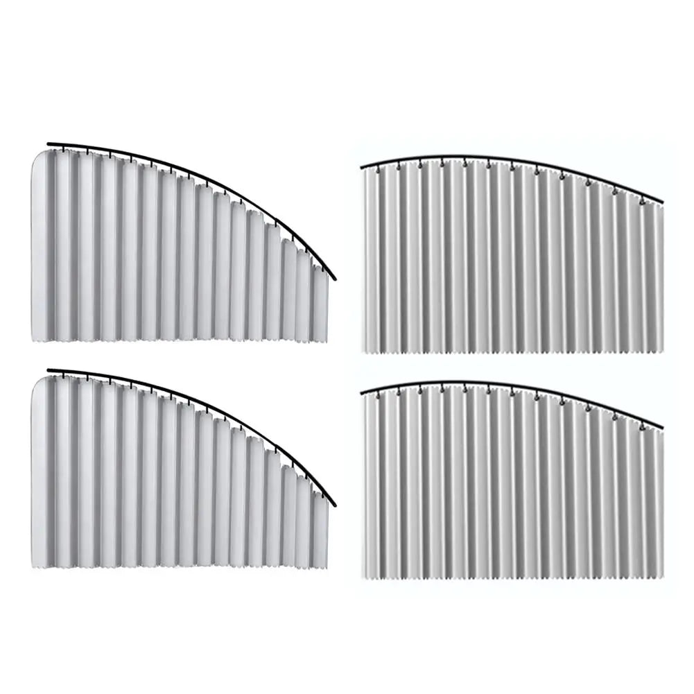 2/4Pcs Car Side Window Sun Shade, Automatic Telescopic Curtain, Foldable Heat Shield, UV Blocking Privacy for Sedan SUV Oasis Select Gray 4Pcs