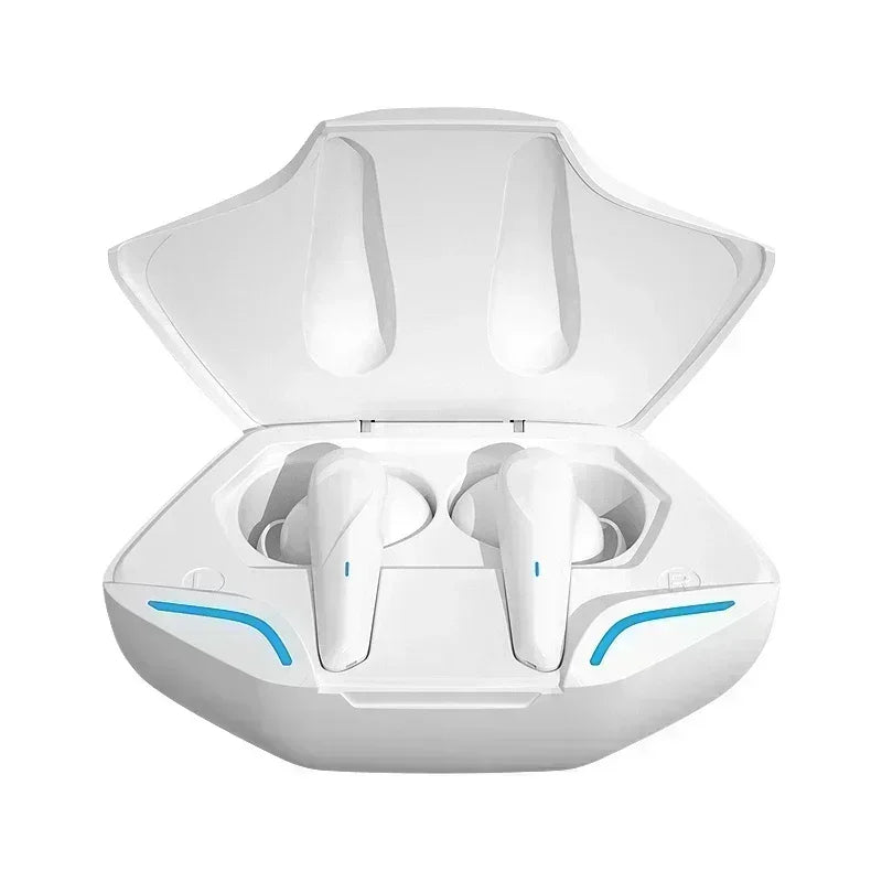 X15Pro Gaming Earbuds Wireless Bluetooth Earphones With Mic Bass Audio Sound Positioning 9D Stereo Music HiFi Headset For Gamer Oasis Select white