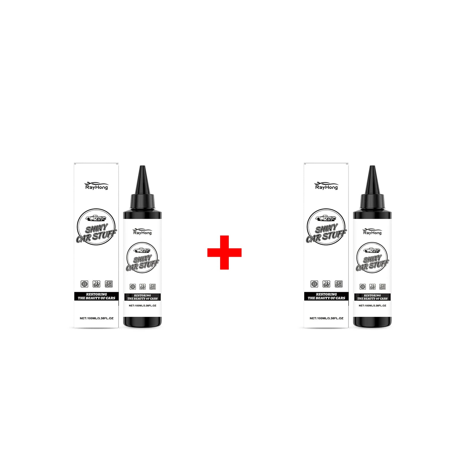 Car Care Agent for Automotive Care Coating UV Resistant Waterproof Anti Fouling Mirror Brightening Polishing Coating Agent 100ml Oasis Select 2pcs