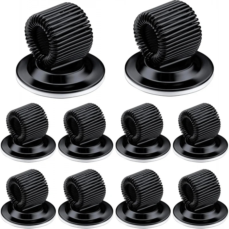Metal Pen Holder Adjustable Spring Loop Self Adhesive Pencil Oasis Select