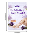 6Pcs Foot Peeling Mask – Exfoliator for Calluses & Dead Skin, Removes Dry Cracked Feet, Foot Peel Mask for Men & Women, Disposab Oasis Select Light Purple