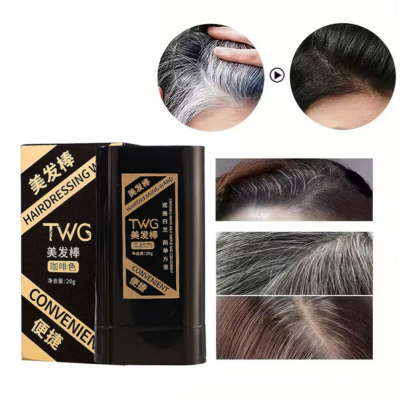 Portable Hair Dye Stick – Waterproof Gray Hair Cover Hair Color Stick Oasis Select