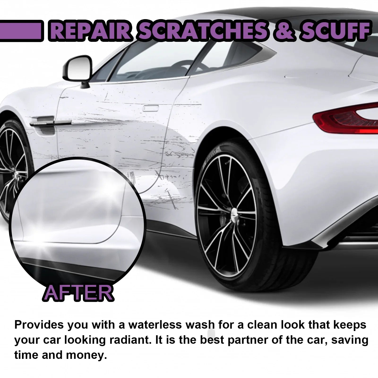 30ml/100ml Car Ceramic Coating Spray 3 in 1 Auto Nano Ceramic Coating Polishing Spraying Wax Car Paint Scratch Repair Remover Oasis Select