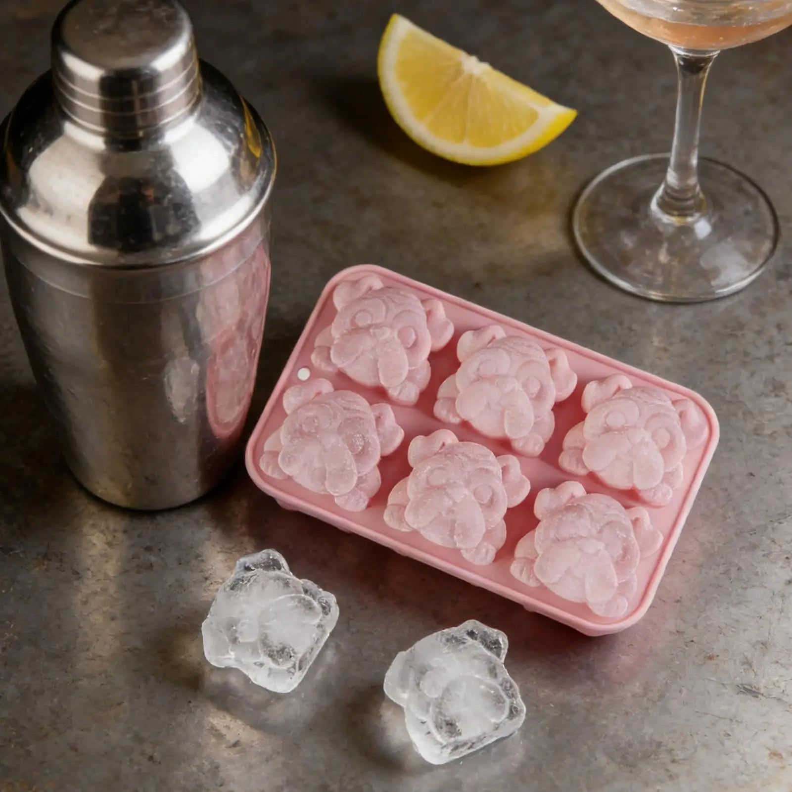 Dog Shaped Silicone Mold – Ice Cubes, Chocolate & Candy Tray