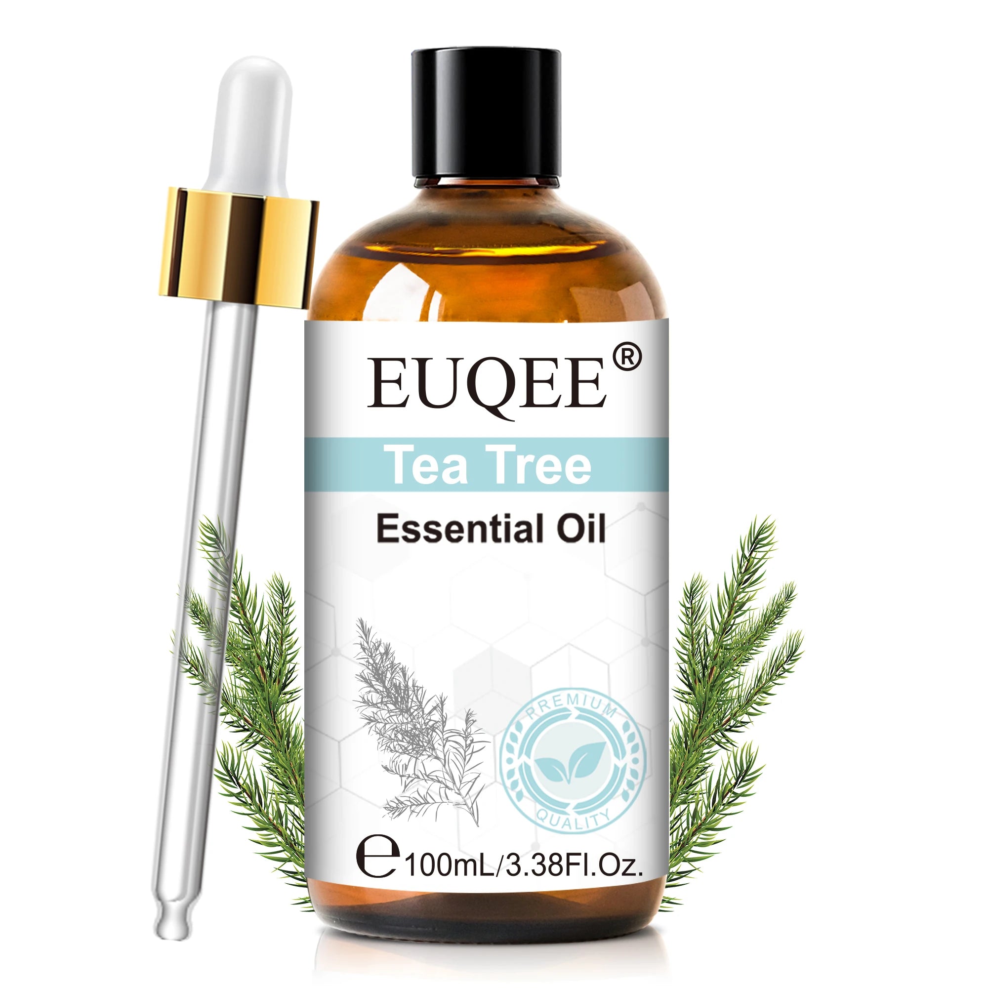 EUQEE 100ml Essential Oils – Lavender, Vanilla, Lemon & Cinnamon
