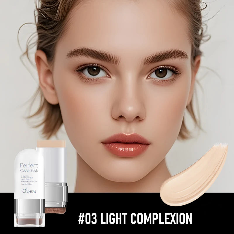 O'CHEAL Perfect Cover Stick – Waterproof Concealer Foundation Concealer Foundation Stick Oasis Select 03 Light Complexion 20g