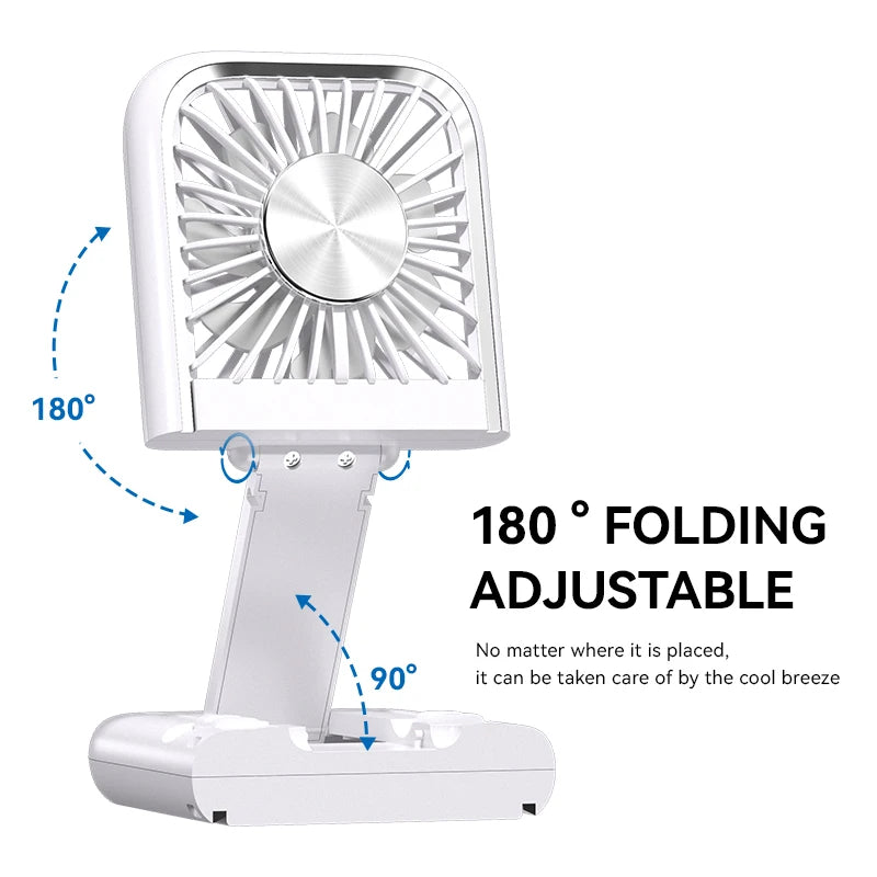 URGGU Semiconductor Cooling Pocket Fan | Power Bank & LED Display
