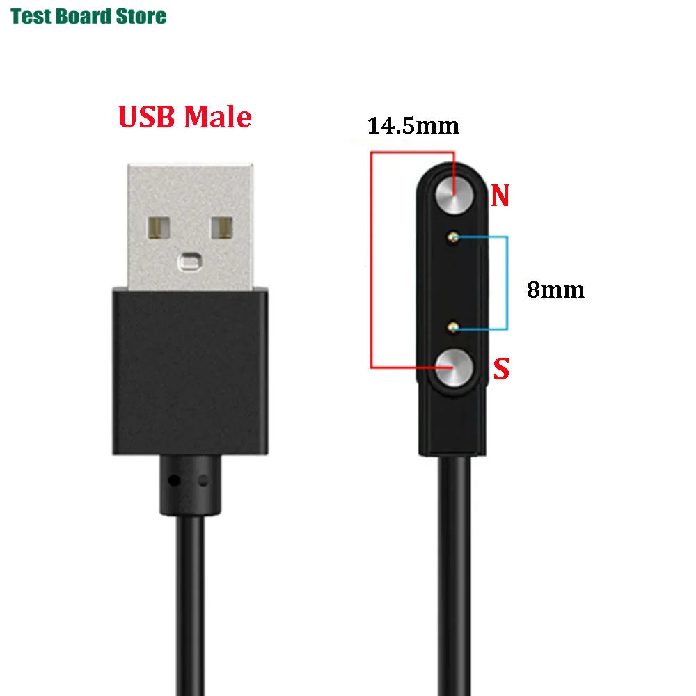 Smart Watch Magnetic USB Dock Charger 2pin 4pin Charging Cable Oasis Select USB-8.0-14.5