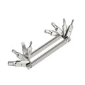 RIDERACE 8 in 1 Function Bike Tool Portable CR-V Steel Hex Spoke Wrench Motorcycle Cycle Screwdriver Multi Bicycle Repair Tool Oasis Select Silver