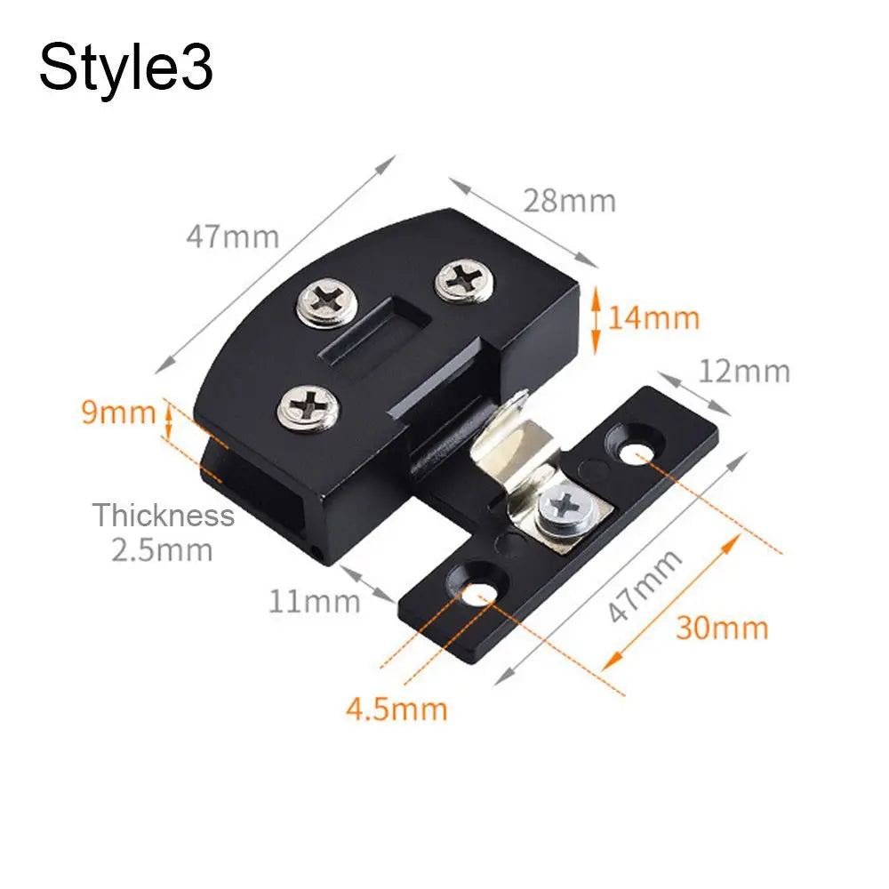 Useful Hardware Connector Glass Door Hinge Furniture Supplies Window Accessories Cabinet Hinge Clip Oasis Select Style 3