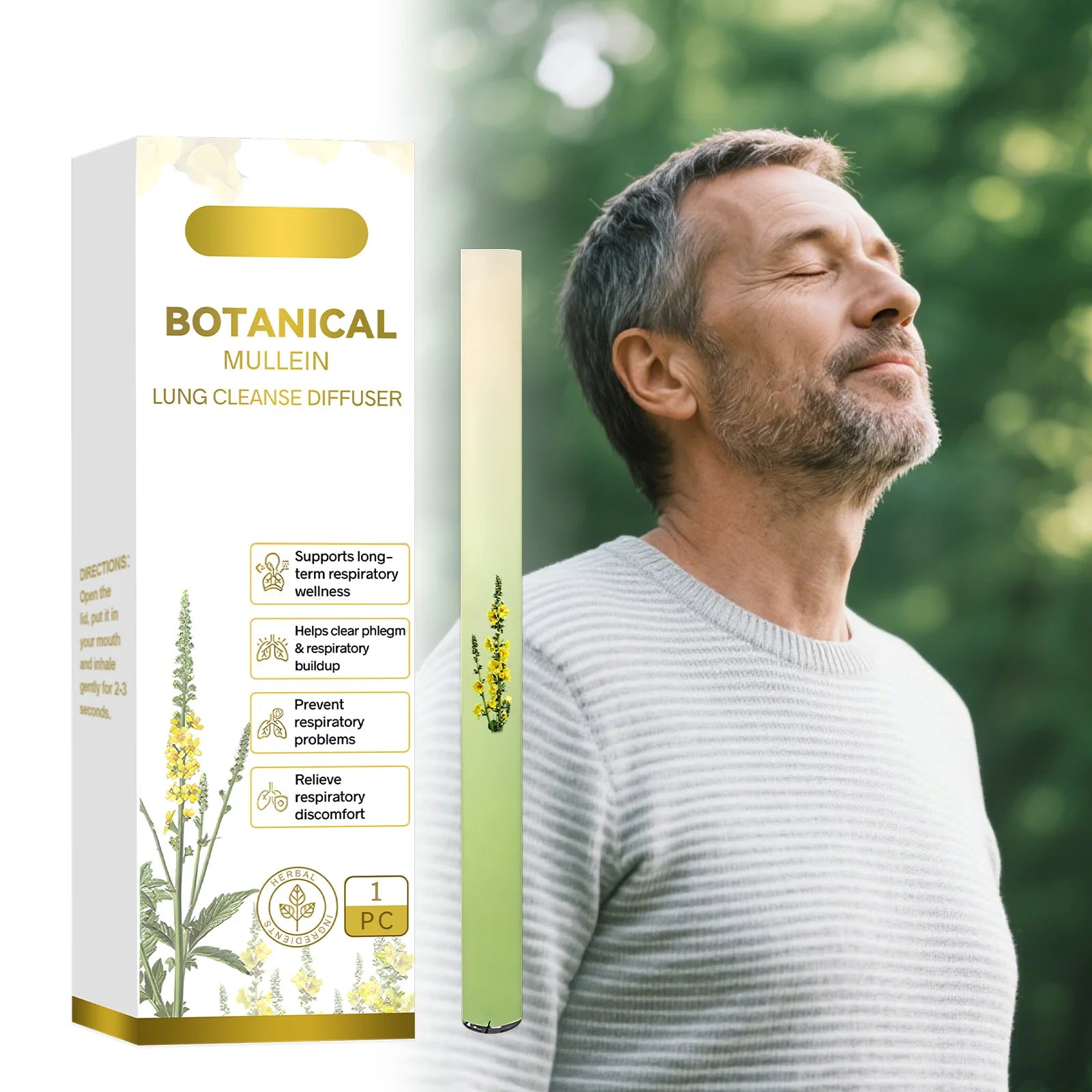 Herbal Nasal Inhaler Stick – Decongest, Energize & Refresh Herbal Nasal Inhaler Oasis Select