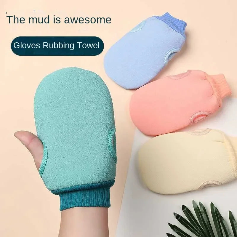 1PC SPA Foam Scrub Exfoliating Gloves For Shower Cleaning Scrub Mitt Rub Dead Skin Body Brush Towel Body Massage Oasis Select