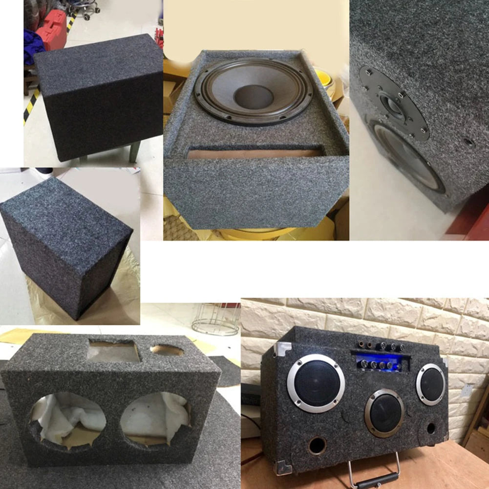 Sleek Design 1M x 1M Black Speaker Covering Material that Offers Reliable Protection from Environmental Damage Oasis Select