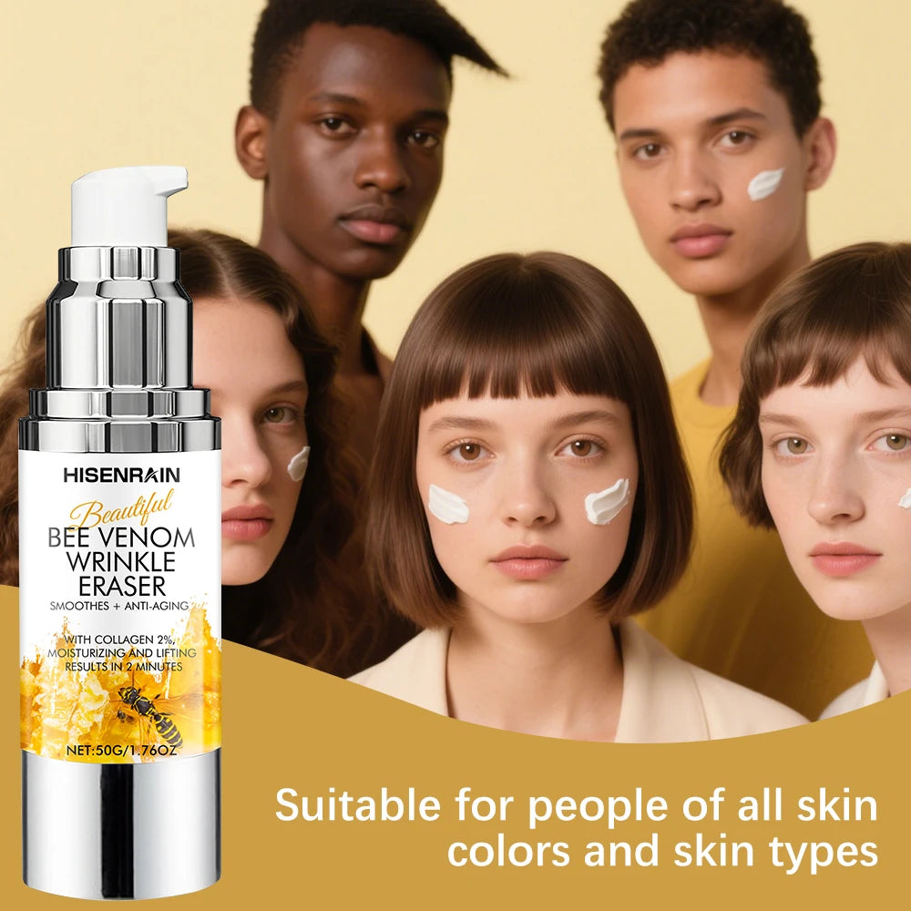 HISENRAIN Bee Venom Anti-Wrinkle Firming Face Cream 50g Anti-Wrinkle Face Cream Oasis Select